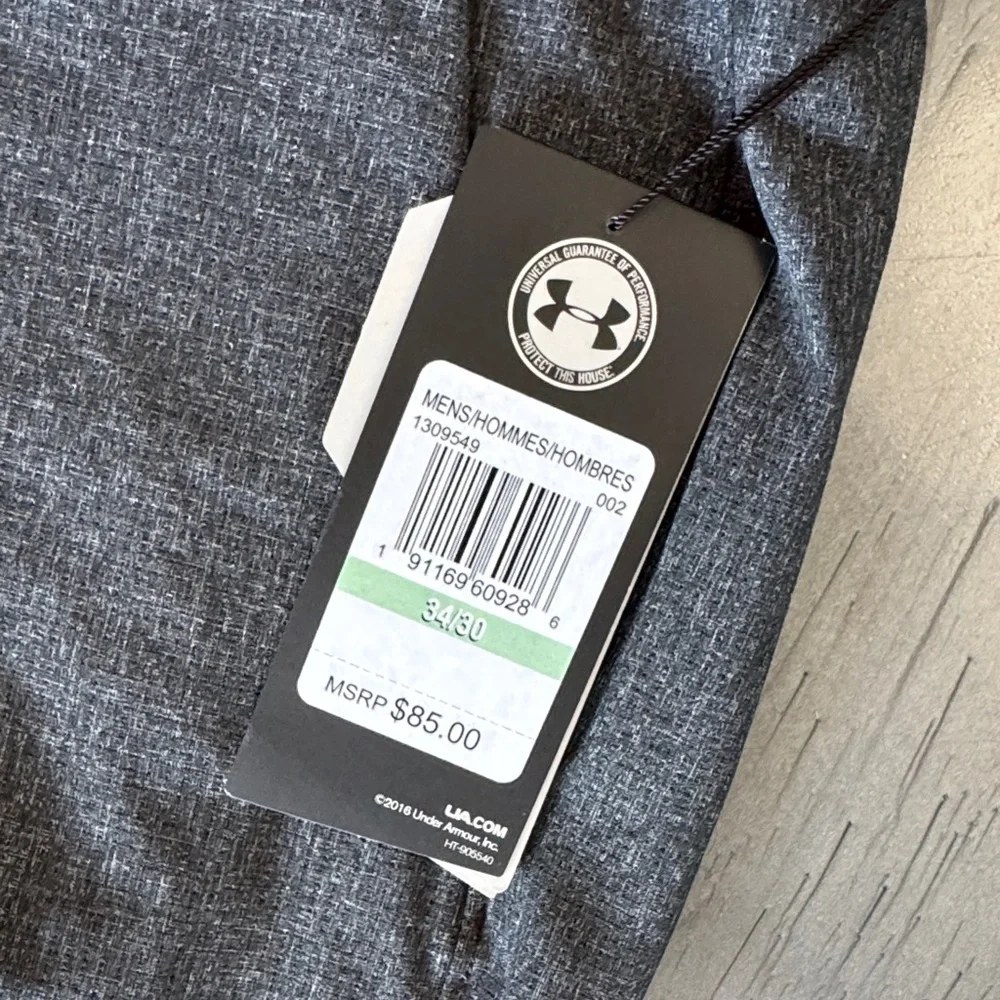 Under Armour Men's Gray Dress Pants - Picture 2 of 2